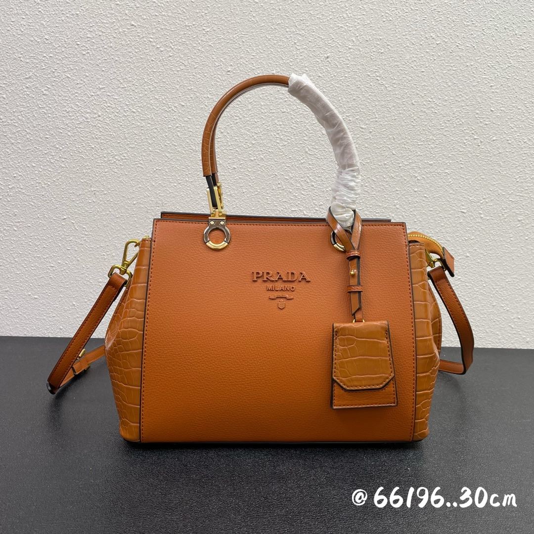 Pra*a top handle bags